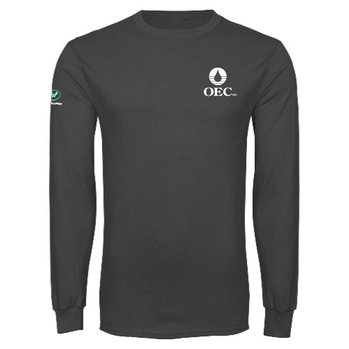  Charcoal Long Sleeve T Shirt - OEC