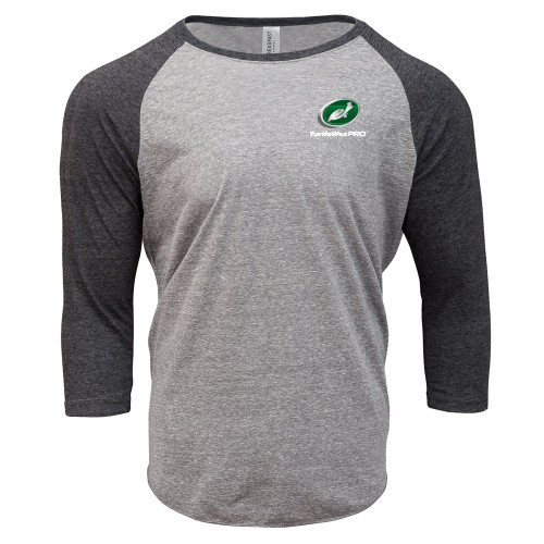  Threadfast Unisex Black Triblend 3/4 Sleeve Raglan - Turtle Wax Pro