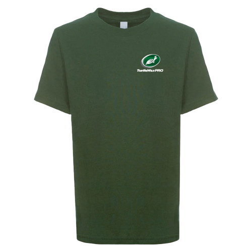 Main Image for  Next Level Youth Forest Green Cotton Tee