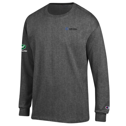  Champion Granite Heather Long Sleeve T Shirt - Advance Car Wash Solutions