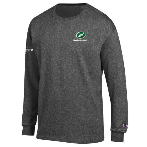  Champion Granite Heather Long Sleeve T Shirt - Turtle Wax Pro