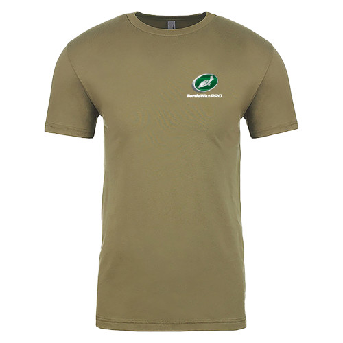  Next Level Unisex Military Green Cotton Tee - Turtle Wax Pro