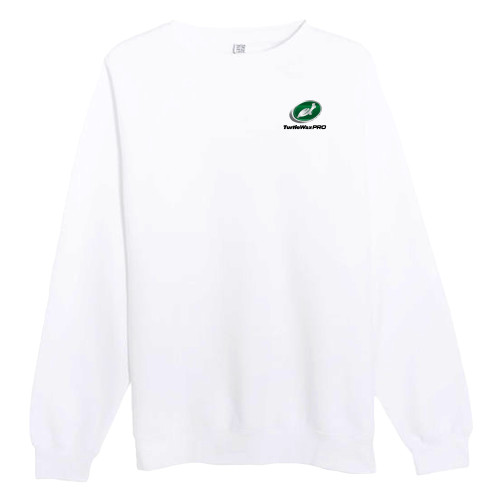  Lane Seven White Fleece Crew - Turtle Wax Pro