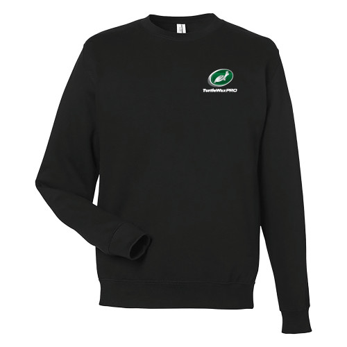  Just Hoods Black College Fleece Crew - Turtle Wax Pro
