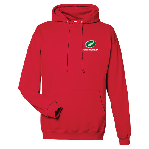  Just Hoods Fire Red College Fleece Hoodie - Turtle Wax Pro
