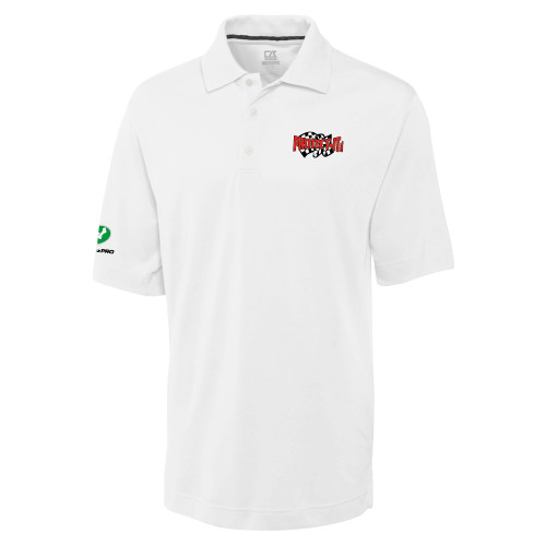  C&B White Advantage TriBlend Pique Polo - Protect It Embroidery