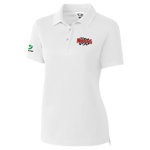  C&B Womens White Advantage Polo - Protect It Embroidery