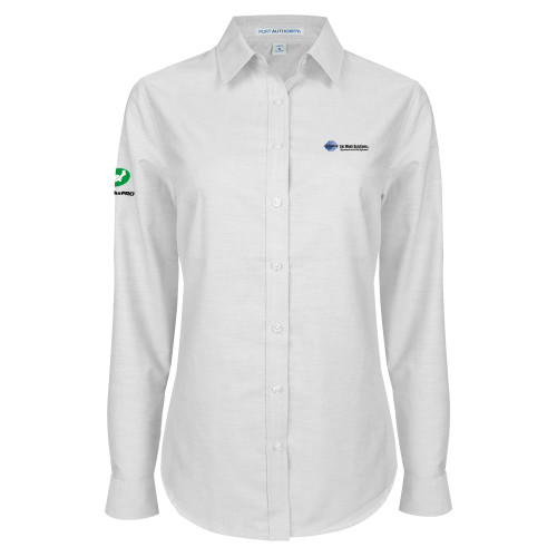  Womens White Oxford Shirt - Advance Car Wash Solutions