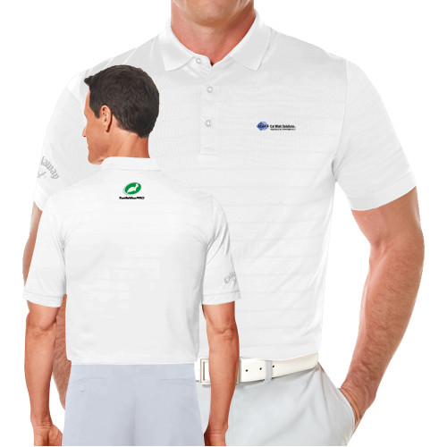  Callaway Opti Vent White Polo - Advance Car Wash Solutions
