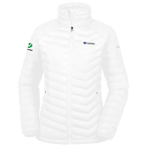  Columbia Womens White Powder Lite Jacket - Advance Car Wash Solutions