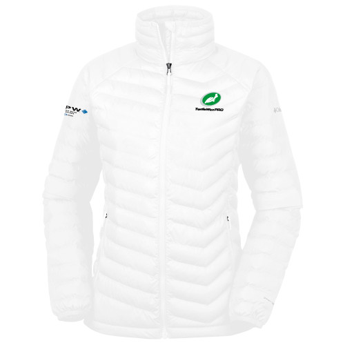  Columbia Womens White Powder Lite Jacket - Turtle Wax Pro Flat