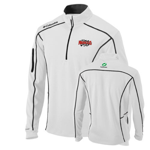  Columbia White Omni Wick Shotgun 1/4 Zip - Protect It Embroidery