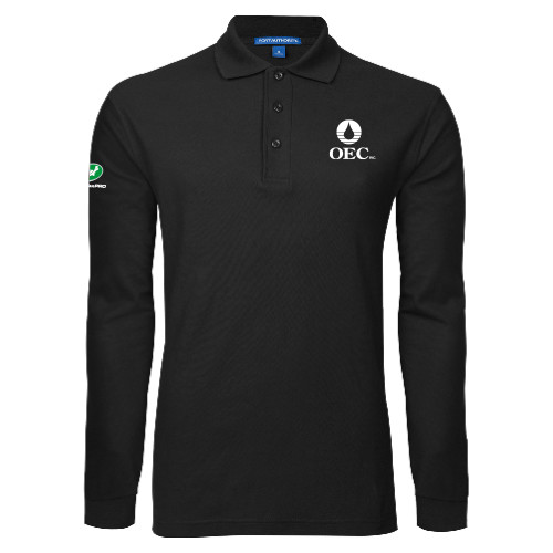  Black Long Sleeve Polo - OEC