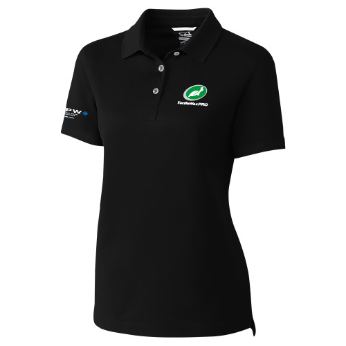  C&B Womens Black Advantage Polo - Turtle Wax Pro Flat
