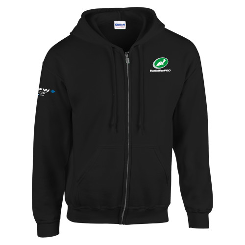  Black Fleece Full Zip Hoodie - Turtle Wax Pro Flat