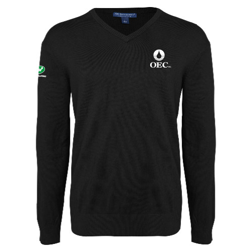  Black VNeck Sweater - OEC