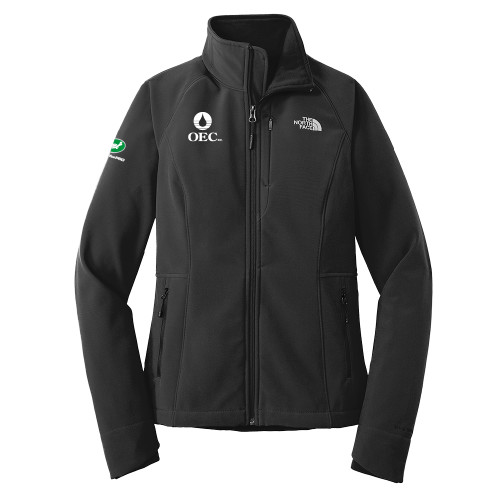 The North Face Womens Black Apex Barrier Softshell Jacket - OEC