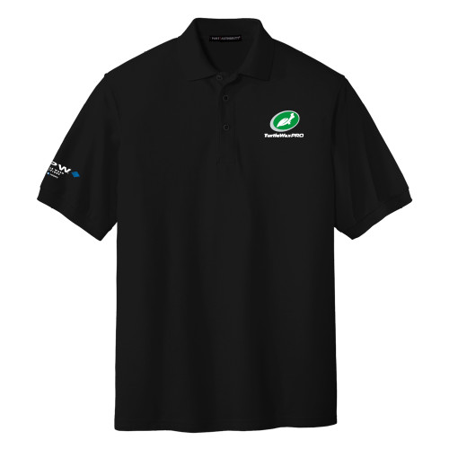  Black Silk Touch Polo - Turtle Wax Pro Flat