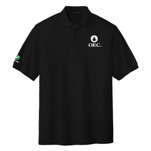  Black Silk Touch Polo - OEC