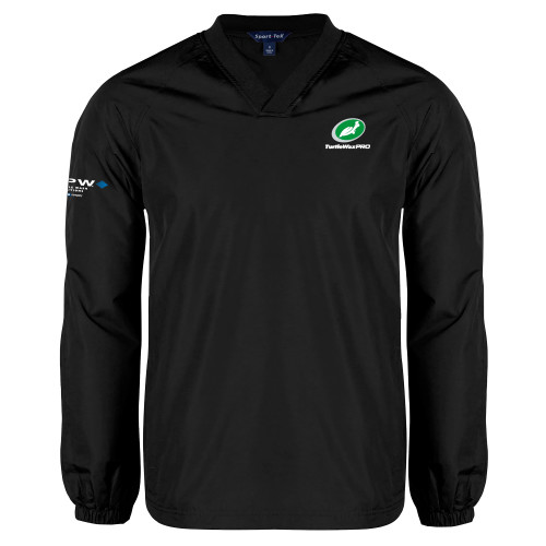  Black V Neck Raglan Windshirt - Turtle Wax Pro Flat