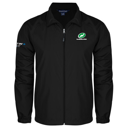  Black Full Zip Wind Jacket - Turtle Wax Pro Flat
