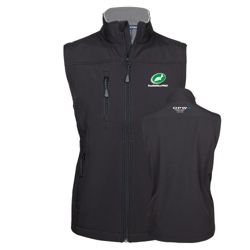  Black Premium Softshell Vest - Turtle Wax Pro Flat