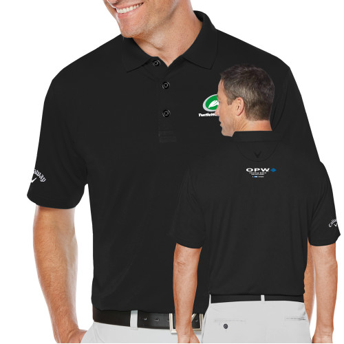  Callaway Black Opti Dri Chev Polo - Turtle Wax Pro Flat