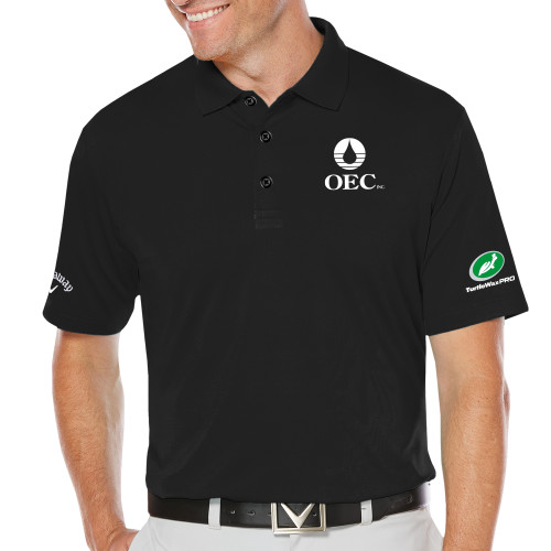  Callaway Black Opti Dri Chev Polo - OEC