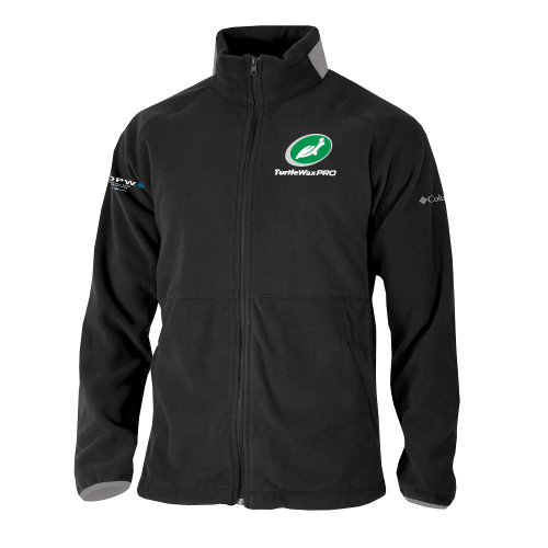  Columbia Black Everest Ridge Fleece Full Zip Jacket - Turtle Wax Pro Flat