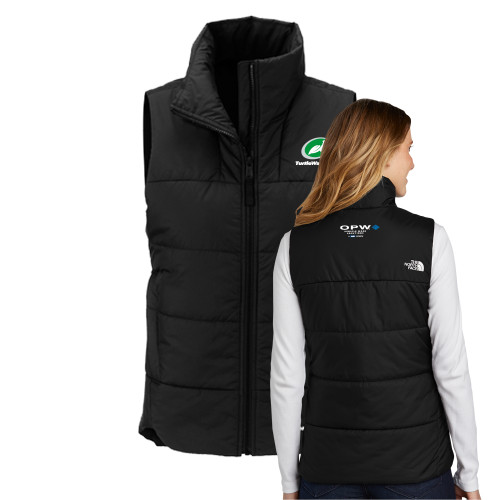  The North Face Womens Black Everyday Insulated Vest - Turtle Wax Pro Flat