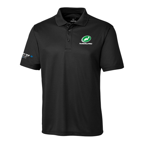  C&B Black Clique Ice Pique Polo - Turtle Wax Pro Flat