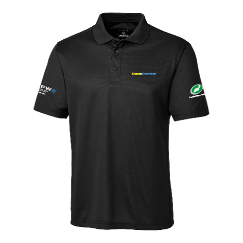  C&B Black Clique Ice Pique Polo - EnergiSystems Wordmark