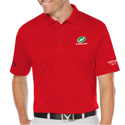 Callaway Red Opti Dri Chev Polo - Turtle Wax Pro Flat