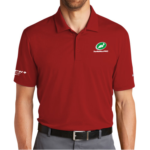  Nike Red Dri Fit Legacy Polo - Turtle Wax Pro Flat