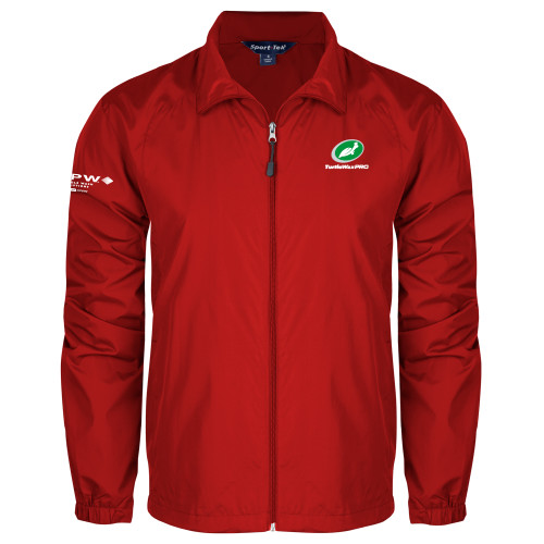  Red Full Zip Wind Jacket - Turtle Wax Pro Flat