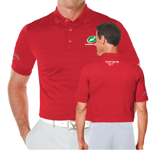  Callaway Red Opti Vent Polo - Turtle Wax Pro Flat