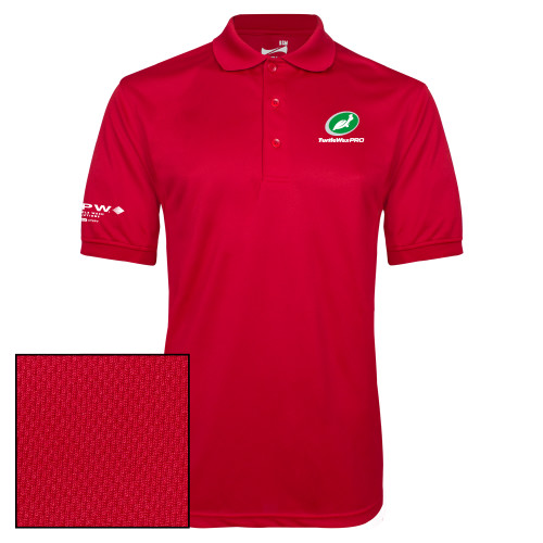  Red Dry Mesh Polo - Turtle Wax Pro Flat