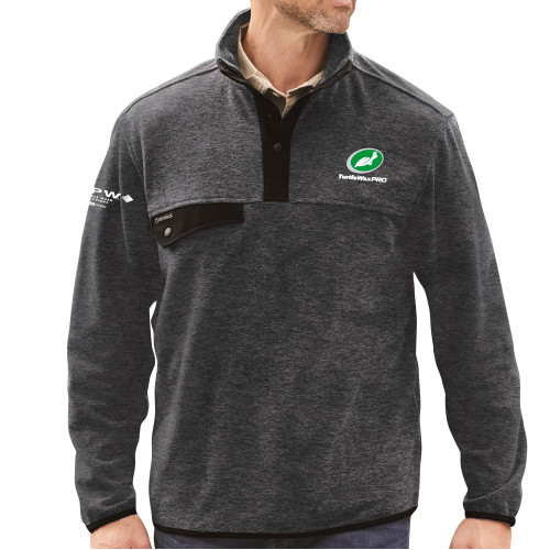 DRI DUCK Charcoal Denali Fleece Pullover - Turtle Wax Pro Flat
