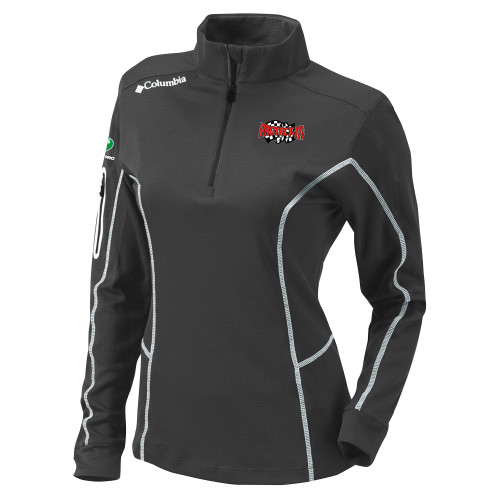 Columbia Womens Omni Wick Charcoal 1/4 Zip - Protect It Embroidery