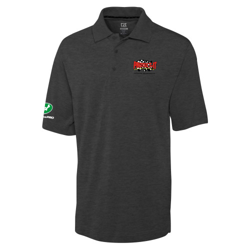  C&B Charcoal Advantage TriBlend Pique Polo - Protect It Embroidery