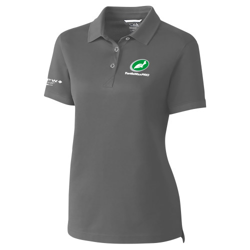  C&B Womens Charcoal Championship Polo - Turtle Wax Pro Flat