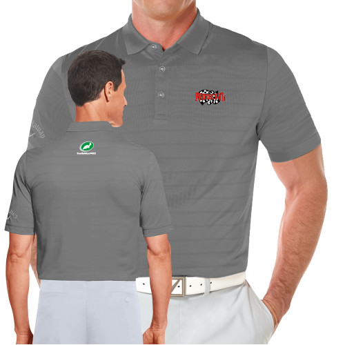  Callaway Steel Grey Opti Vent Polo  - Protect It Embroidery