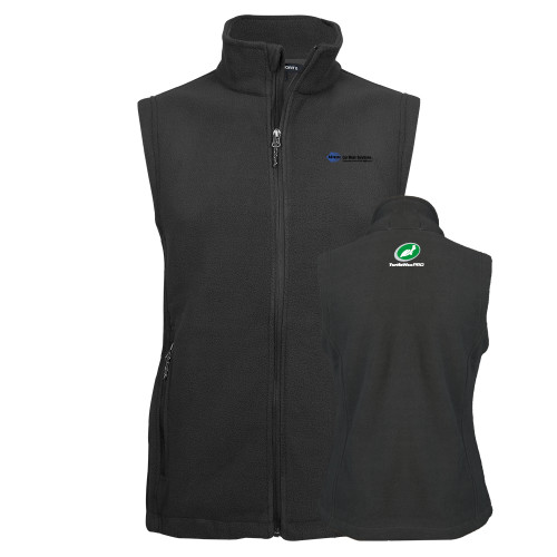 Charcoal Fleece Full Zip Vest - Advance Car Wash Solutions