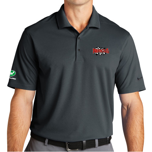  Nike Charcoal Dri Fit Micro Pique 2.0 Polo - Protect It Embroidery