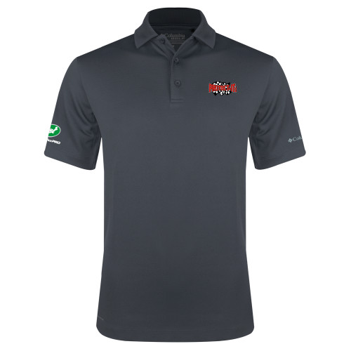  Columbia Charcoal Omni Wick Drive Polo - Protect It Embroidery