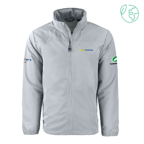  C&B Grey Charter Eco Recycled Full Zip Jacket - EnergiSystems Wordmark