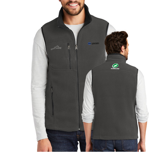  Eddie Bauer Charcoal Fleece Vest - Advance Car Wash Solutions