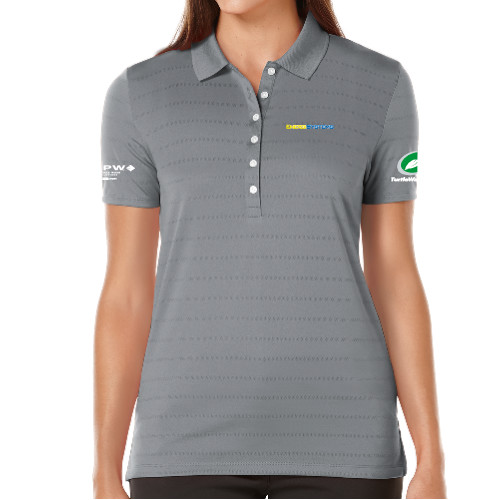  Callaway Womens Steel Grey Opti Vent Polo - EnergiSystems Wordmark