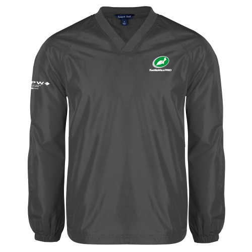 Main Image for  Charcoal V Neck Raglan Windshirt