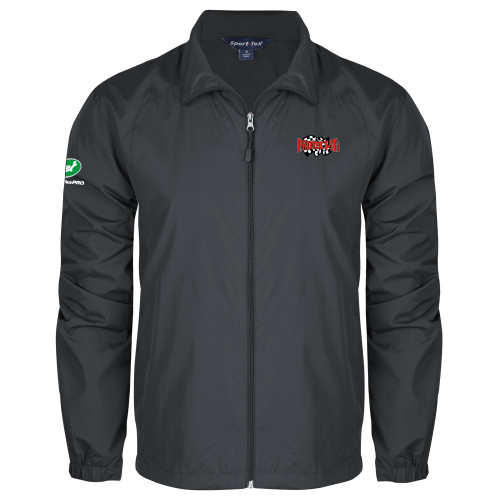  Charcoal Full Zip Wind Jacket - Protect It Embroidery
